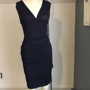 Comfortable navy sleeveless dress size XS